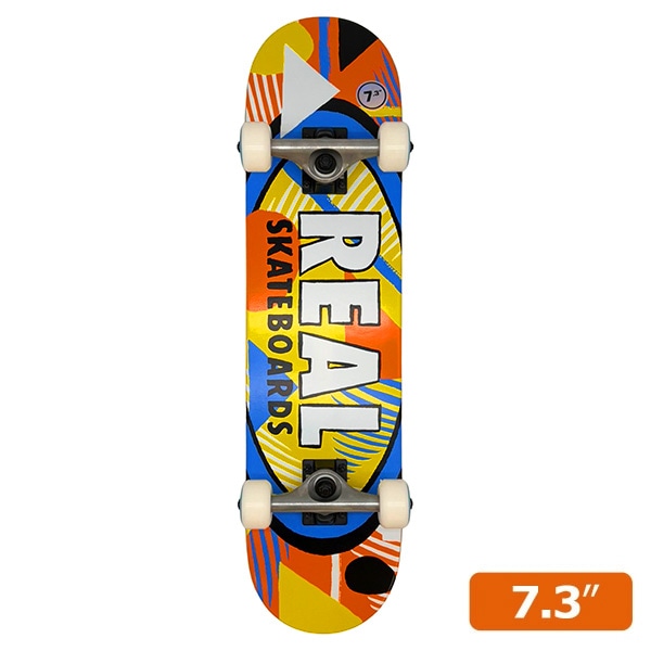 【REAL】CITY BLOCKS COMPLETE 7.3インチ コンプリートセット 推奨年齢: 5~8歳 完成品 リアル スケートボード スケボー SKATEBOARD DECK COMPLETE