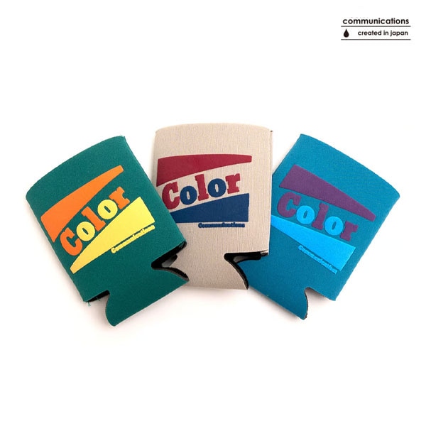 【COLOR COMMUNICATIONS】BAZOOKA RETRO COOZIE teal/khaki/neon blue カラーコミュ二ケーションズ クージー 小物 スケートボード スケボー SKATEBOARD