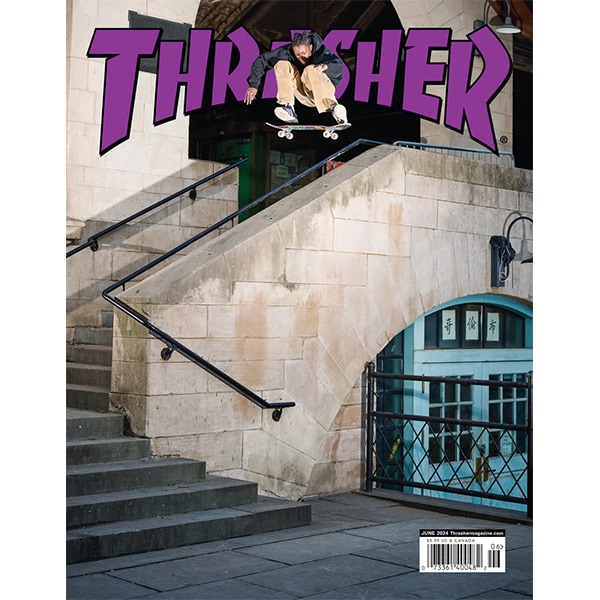 【THRASHER】JUNE 2024 ISSUE #527 2024.6月号 スラッシャー マガジン 書籍 雑誌 スケートボード スケボー SKATEBOARD