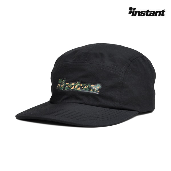【instant】CAMO LOGO CAP black インスタント キャップ スケートボード スケボー SKATEBOARD