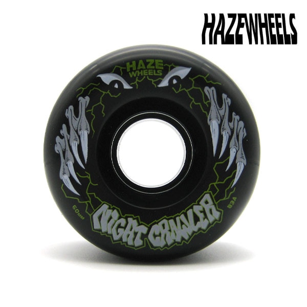 【HAZE WHEELS】NIGHT CRAWLER 83A 60MM ヘイズ ウィール WHEEL  スケートボード スケボー SKATEBOARD