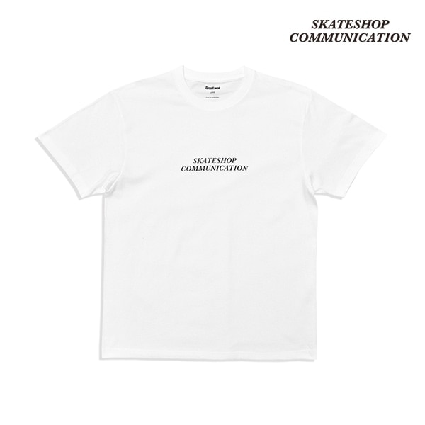 【instant】SKATESHOP COMMUNICATION TEE white インスタント Tシャツ スケートボード スケボー SKATEBOARD