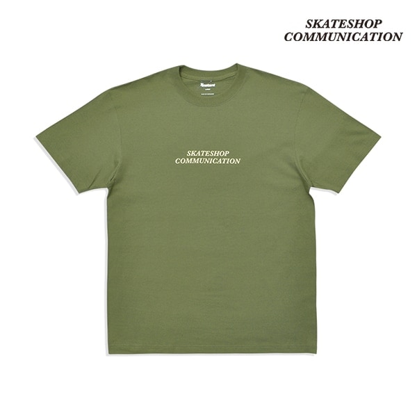 【instant】SKATESHOP COMMUNICATION TEE city green インスタント Tシャツ スケートボード スケボー SKATEBOARD