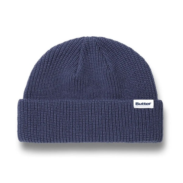 BUTTER GOODS】WHARFIE BEANIE slate バターグッズビーニー ニット帽 