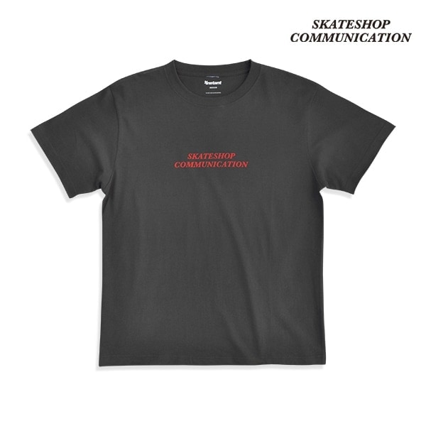 【instant】SKATESHOP COMMUNICATION TEE sumi インスタント Tシャツ スケートボード スケボー SKATEBOARD