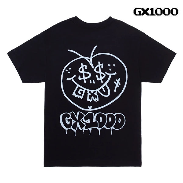 【GX1000】FACE PLANT TEE black ジーエックス ティーシャツ 半袖 スケボー スケートボード SKATEBOARD DECK