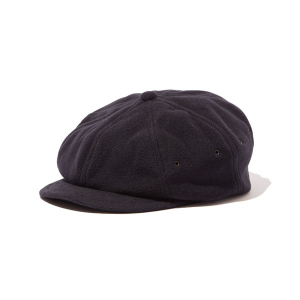 【DIASPORA】FLEECE NEWSBOY CAP black/charcoal ディアスポラ ハンチング 帽子 スケートボード スケボー SKATEBOARD