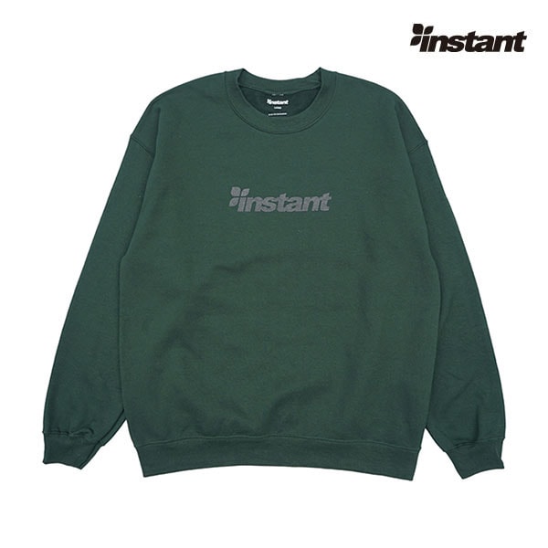 【instant】OG LOGO CREW NECK forest インスタント スウェット スケートボード スケボー SKATEBOARD