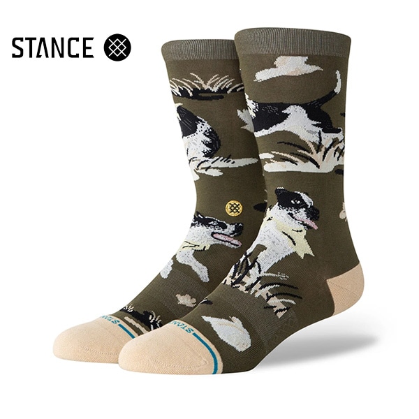 【STANCE】ISHOD CREW -Ishod Wair- スタンス イショッド・ウェア ソックス 靴下 スケートボード スケボー SKATEBOARD