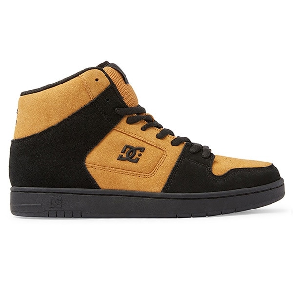 【DC Shoe】MANTECA 4 HI S カラー：black/black/brown(XKKC)　ディーシー シューズ 靴 スニーカー スケートボード スケボー  SKATEBOARD SHOES