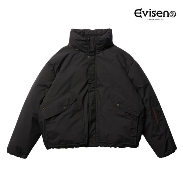 【Evisen】ATV DOWN JKT black エビセン ジャケット ダウン アウター スケートボード スケボー SKATEBOARD