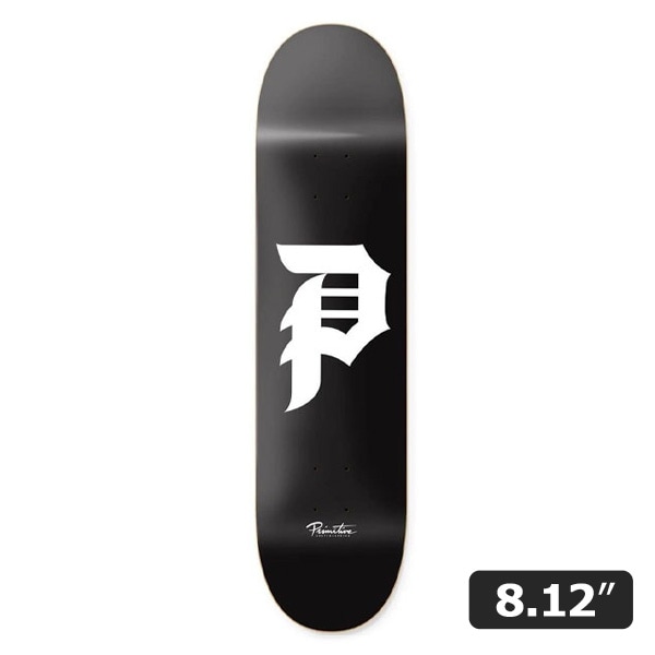 【PRIMITIVE】DIRTY P core black 8.12インチ　プリミティブ デッキ スケートボード スケボー SKATEBOARD DECK