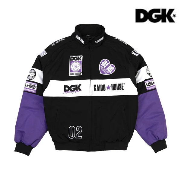 【DGK×KAIDO】DGK X KAIDO ROULETTE RACER JACKET ディージーケー ジャケット アウター スケートボード スケボー SKATEBOARD DECK