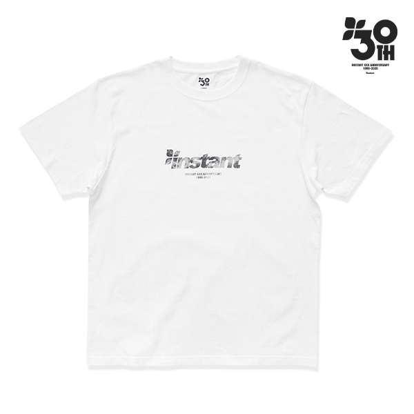 【instant】INSTANT-30TH ANNIV LOGO TEE- white インスタント Tシャツ スケートボード スケボー SKATEBOARD