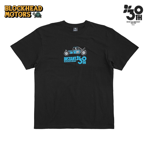 【instant×BLOCKHEAD MOTORS】INSTANT 30TH BHM TEE black インスタント Tシャツ スケートボード スケボー SKATEBOARD