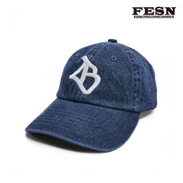【FESN】LB ROUND CAP dark blue denim エフイーエスエヌ キャップ 帽子 スケートボード スケボー SKATEBOARD
