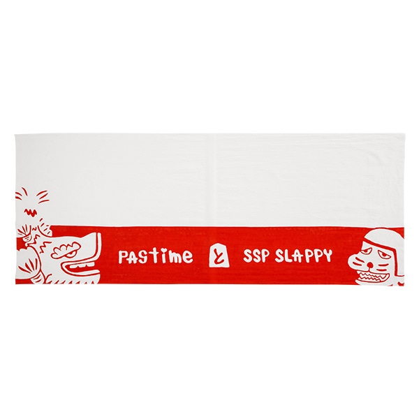 【SSP SLAPPY×PASTIME】コラボ手拭い エスエスピー スラッピー パスタイム スケートボード スケボー SKATEBOARD