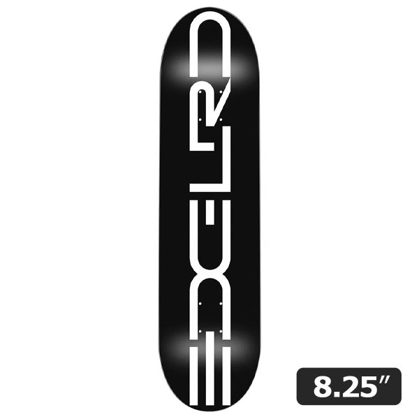 【EDGLRD】TECH SCRIPT BLACK/WHITE 8.25インチ エッジロード スケートボード スケボー デッキ SKATEBOARD DECK