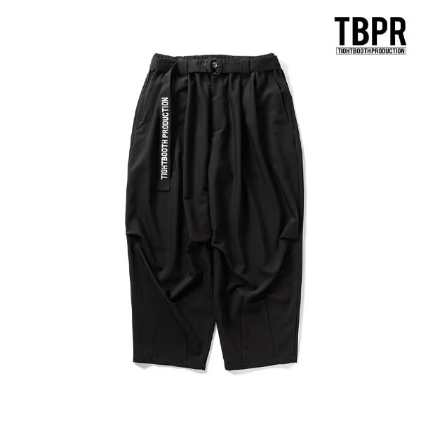 【TIGHTBOOTH】TRO BALLOON PANTS black タイトブース パンツ スケートボード スケボー SKATEBOARD