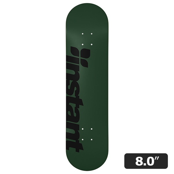 【instant】25SU LOGO DECK forest green/dark teal 8.0インチ インスタント スケートボード スケボー デッキ SKATEBOARD DECK