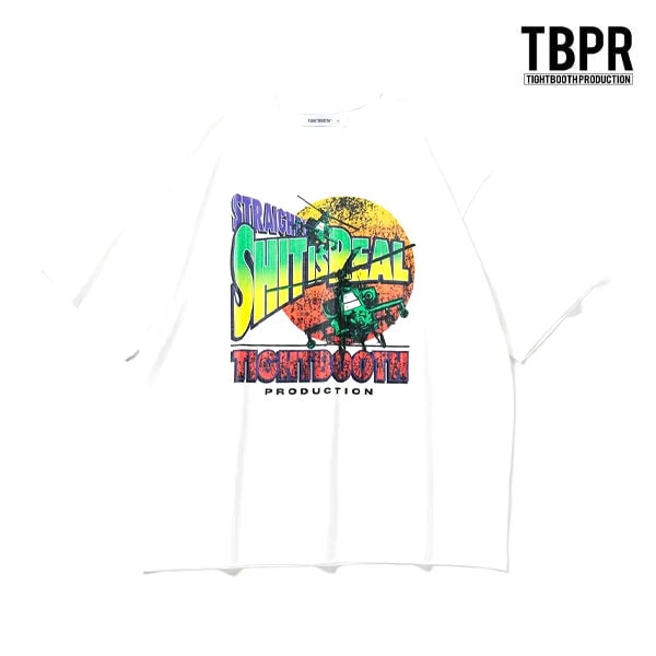 【TIGHTBOOTH】AH_TB64 S/S T-SHIRT white タイトブース Tシャツ スケートボード スケボー SKATEBOARD