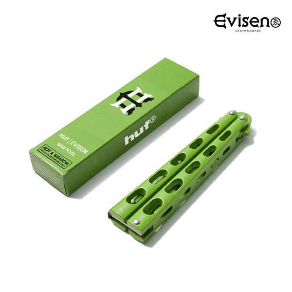 【Evisen×HUF】SWAG TOOL green エビセン ツール スケートボード スケボー SKATEBOARD