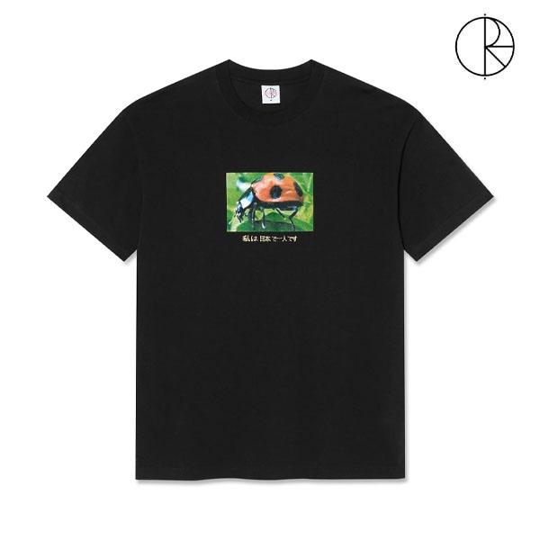 【POLAR】LADYBU TEE black ポーラー Tシャツ 半袖 スケートボード スケボー SKATEBOARD