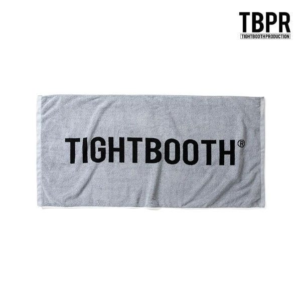 【TIGHTBOOTH】JACQUARD BIG TOWEL grey タイトブース バスタオル 小物 スケートボード スケボー SKATEBOARD