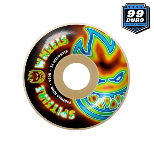 【SPITFIRE】99DU FORMULA FOUR CLASSIC RADIOACTIVE スピット ファイアー ウィール WHEEL スケートボード スケボー SKATEBOARD