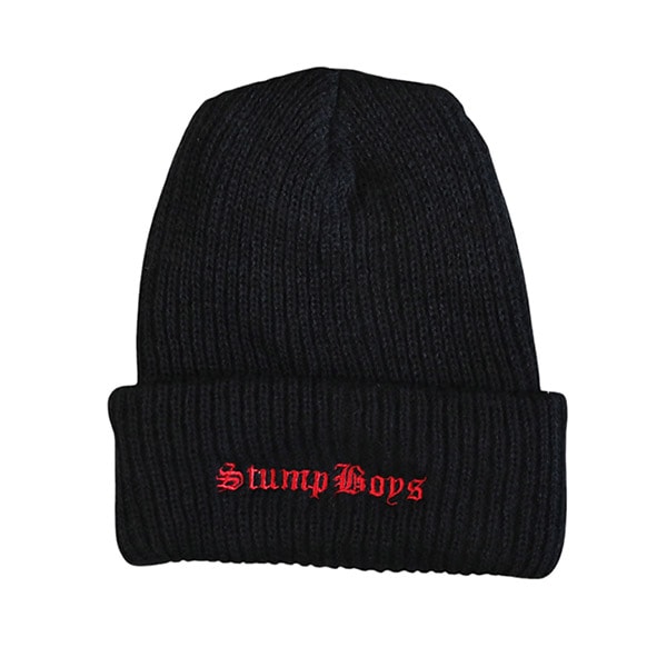 【STUMPBOYS】OG LOGO BEANIE black スタンプボーイズ ビーニー スケートボード スケボー SKATEBOARD