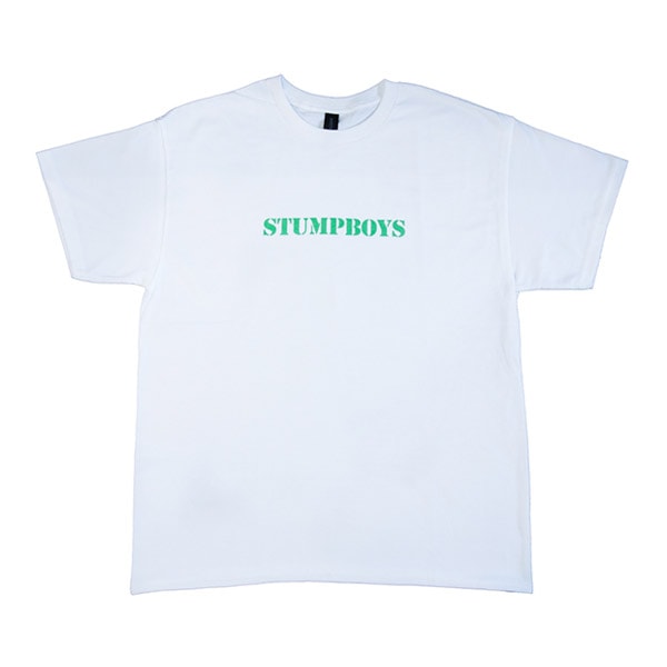 【STUMPBOYS】STENCIL LOGO TEE white スタンプボーイズ Tシャツ スケートボード スケボー SKATEBOARD