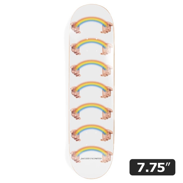 【JACUZZI】TEAM RAINBOW HANDS 7.75インチ ジャグジー スケートボード スケボー デッキ  SKATEBOARD DECK