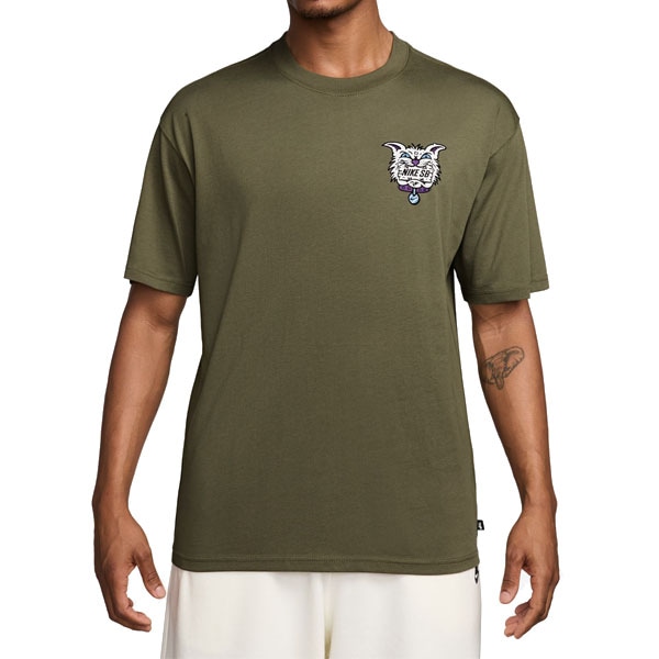 【NIKE SB】MAX90 SKATE S/S TEE カラー:medium olive HV2189-222 ナイキ エスビー Tーシャツ 半袖 スケートボード スケボー SKATEBOARD