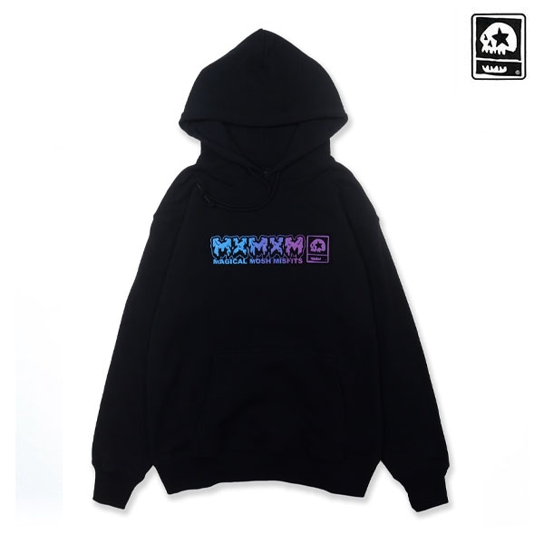 【MAGICAL MOSH MISFITS】MxMxM GRADATION HOODIE purple マジカルモッシュミスフィッツ フーディー パーカー SKATEBOARD