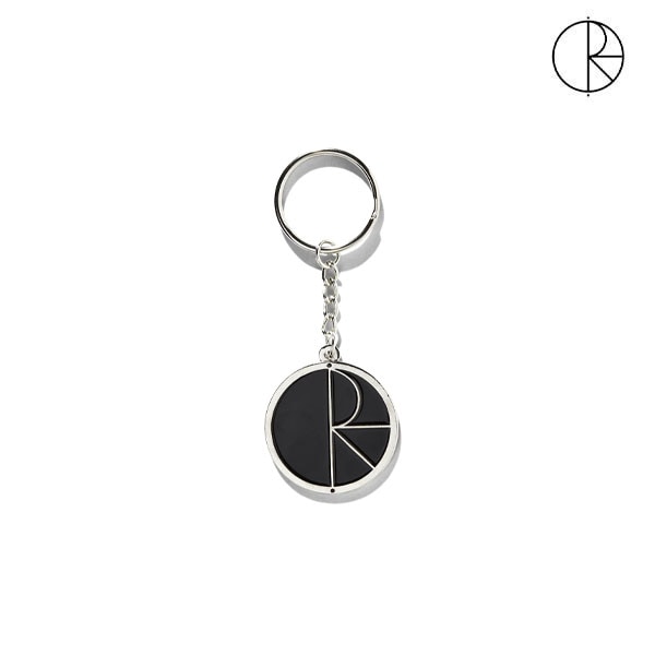 【POLAR】KEYCHAIN FILL LOGO black ポーラー キーホルダー 小物 スケートボード スケボー SKATEBOARD