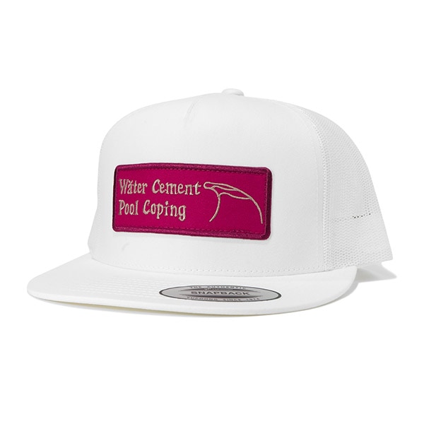 【WATER CEMENT×INSTANT】SNAPBACK white インスタント キャップスケートボード スケボー SKATEBOARD