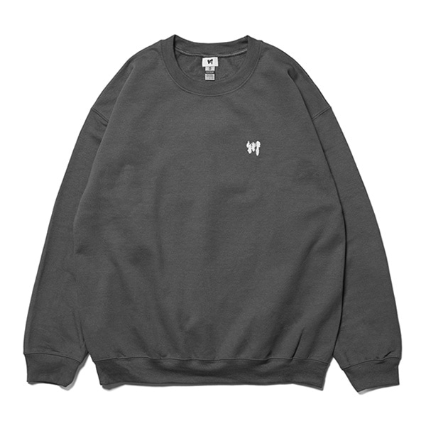 【川】LOGO 1POINT SWEAT 墨×白 スウェット スケートボード スケボー SKATEBOARD