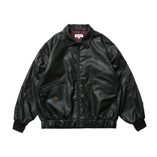 【Evisen】POSTMAN FAUX LEATHER JACKET エビセンジャケット スケートボード スケボー SKATEBOARD