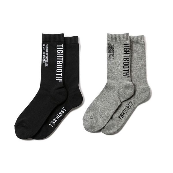 【TIGHTBOOTH】LABEL LOGO SOCKS タイトブース 靴下 スケートボード スケボー SKATEBOARD