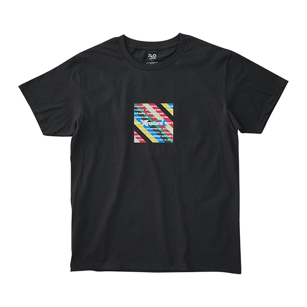 【INSTANT×7STARS】30TH BOX LOGO TEE black インスタント Tシャツ スケートボード スケボー SKATEBOARD