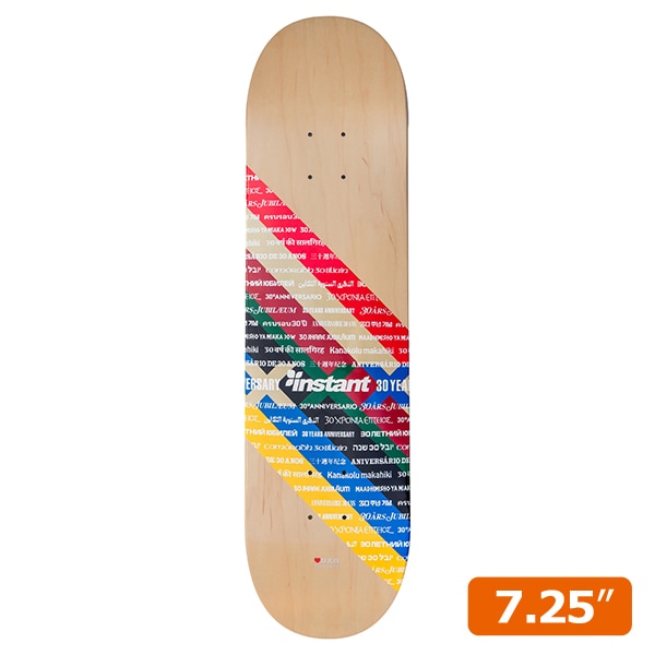 【INSTANT×7STARS】30TH ANNIV DECK NATURAL 7.25インチ スケートボード スケボー SKATEBOARD DECK