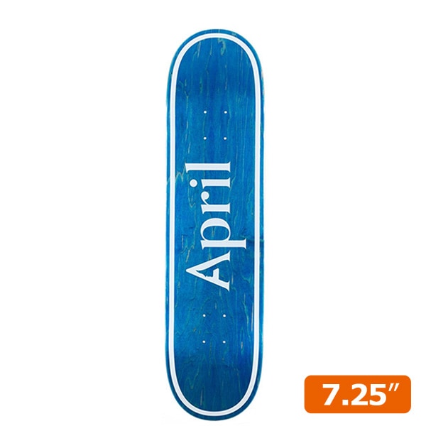 【APRIL】OG LOGO BLUE INVERT 7.25インチ エイプリル デッキ キッズサイズ スケートボード スケボー SKATEBOARD DECK