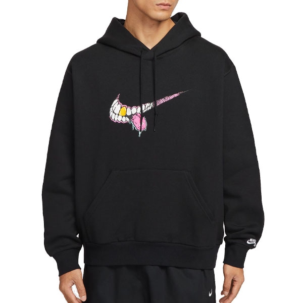 【NIKE SB】SWOOSHGRILL PULLOVER SKATE HOODIE カラー:black/white HV0250-010 ナイキ エスビー スウェットシャツ トレーナー フード パーカー スケートボード スケボー SKATEBOARD