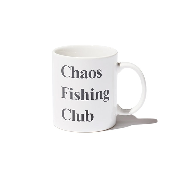 【Chaos Fishing Club】LOGO MUG white カオスフィッシングクラブ マグカップ スケートボード スケボー SKATEBOARD