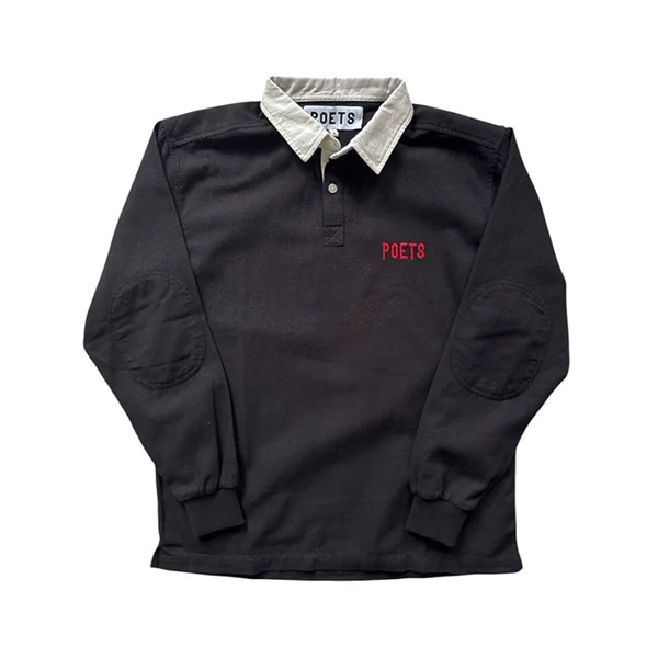 【POETS】RUGBY WITH EMBROIDERED LOGO ポエッツ 長袖 スケートボード スケボー SKATEBOARD