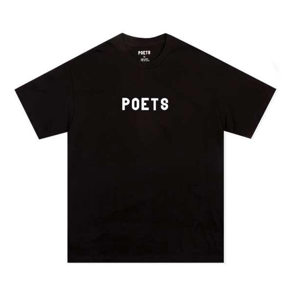 【POETS】OG POETS FLOCKED T SHIRT ポエッツ 半袖 スケートボード スケボー SKATEBOARD