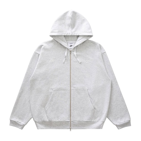 【NEW BALANCE NUMERIC×GRAND COLLECTION】HEAVYWEIGHT FULL ZIP HOODIE heather ニューバランス ヌメリック グランド スケートボード スケボー SKATEBOARD