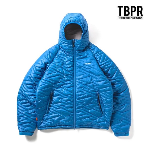 【TIGHTBOOTH】T QUILT PUFFY JKT light blue タイトブース ジャケット アウター ダウン スケートボード スケボー SKATEBOARD