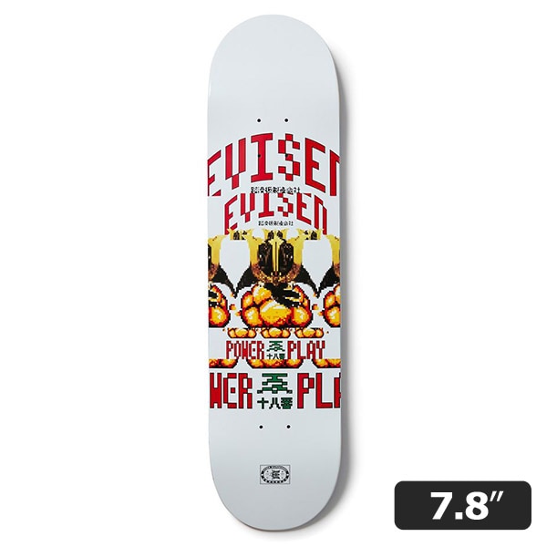【Evisen】POWER PLAY BOMB 7.8インチ エビセン スケートボード スケボー デッキ SKATEBOARD DECK