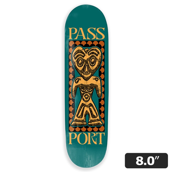 【PASS~PORT】DOGU series HEART HEAD 8.0インチ パスポート スケボー デッキ SKATEBOARD DECK
